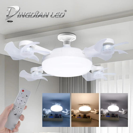 Ventilateur lumiere en forme drone