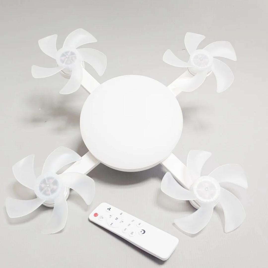 Ventilateur lumiere en forme drone